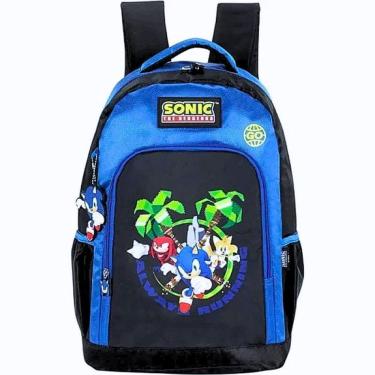 Imagem de Mochila De Costas Sonic Azul Maxlog Ms46954So0200Un