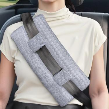 Imagem de Almofada de cinto de segurança pós-cirurgia, almofadas portuárias para pacientes de quimioterapia, almofada de cinto de segurança com bolso para bolsa quente, almofada de marcapasso de histerectomia