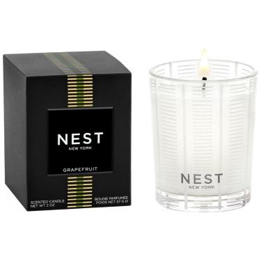 Imagem de Vela Perfumada de Votivo Grapefruit 2 oz NEST New York - Até 28 Horas de Queima em Recipiente de Vidro Reutilizável