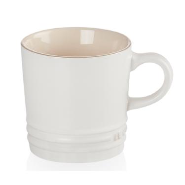 Imagem de CANECA CAPPUCCINO LE CREUSET 200ML ESMALTADA EM CERÂMICA COTTON 70303204310099