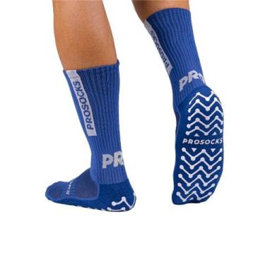 Imagem de Meia de Futebol Pro Socks Ultragrip, Azul escuro