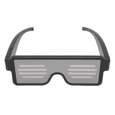 Imagem de Asixxsix Óculos de Iluminação LED, óculos de Brilho Dinâmico Rosado 11 Padrões Piscantes Recarregáveis ​​por USB, Com 164pcs 0603 Contas de Luz, para Festa Noturna de Cosplay de