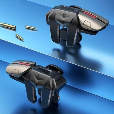 Imagem de Combo de controle de jogo móvel 13 em 1 – 4 gatilhos de tiro responsivos com cabo de telefone para jogos PUBG, COD, Knives Out e Battle Royale
