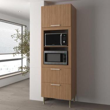 Imagem de Paneleiro Torre Quente Para Forno/micro-ondas 1 Porta 2 Gavetas 80cm M
