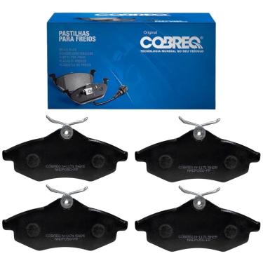 Imagem de Jogo de Pastilhas de Freio Dianteira Cobreq N-1171 P/ Citroen C2 2003 a 2006 / C3 2002 em diante