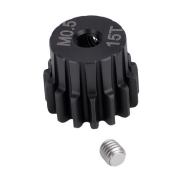 Imagem de Almencla Engrenagem de Pinhão RC em aço Endurecido, Peças de Reposição para Upgrade de Carros de Modelismo RC 1:18 E 1:24, para Projetos DIY (faça Você Mesmo), 15T