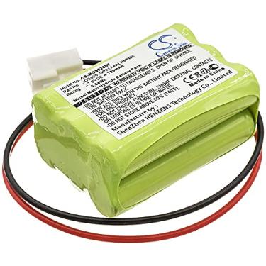 Imagem de 700mAh Sistema de alarme Bateria de substituição,Compatível com Prime WES Siren