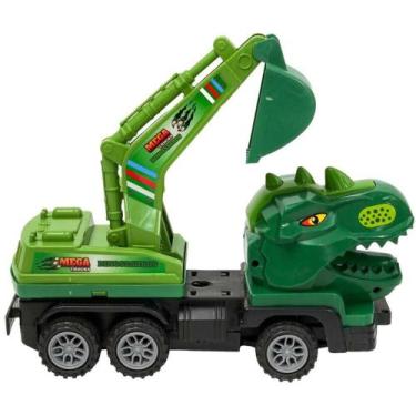 Imagem de Carrinho Controle Remoto Dinossauros 2 em 1 com 2 Funções À Pilha Sort