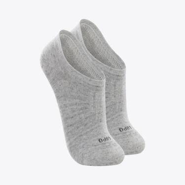 Imagem de Kit 3 Pares de Meias Lupo Sapatilha 03271-089, Cinza, Branco, Rosa cla