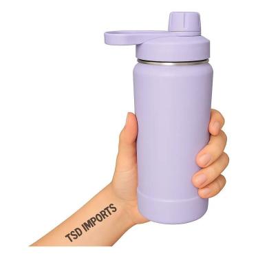 Imagem de Garrafa Térmica Squeeze De Academia Inox 1Litro Água Spo Lil