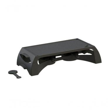 Imagem de Rechaud Álcool Chapa Espiriteira De Ferro 2 Chamas 25X41Cm.