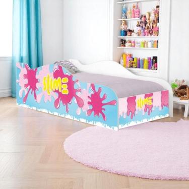 Imagem de Cama Infantil Glow Slime Menina Com Colchão