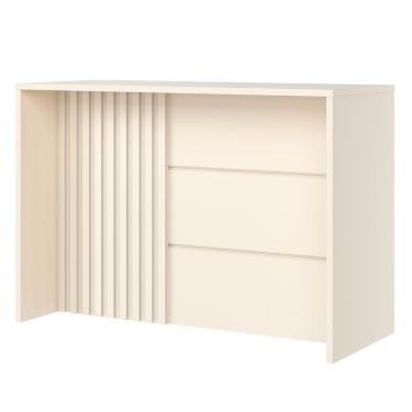 Imagem de Bancada Ilha Gourmet Ripada Connect Off White - Móveis Henn Off White