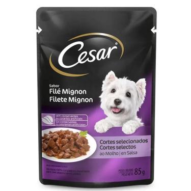 Imagem de Ração Umida Cesar Filet Mignon Adulto para Cães 85 g