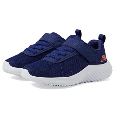Imagem de Skechers Tênis masculino Bounder Baronik - Criança pequena, Azul marino, 18