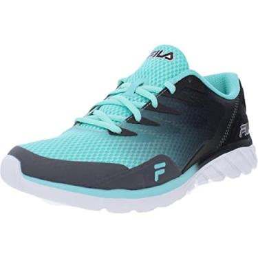 Imagem de Tênis de corrida feminino Fila Memory Countdown 9, Aruba Blue/Castlerock/Black, 8