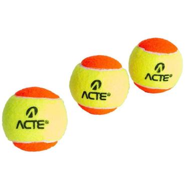Imagem de Kit 3 Bolas para Beach Tennis Stage 2 ITF - Acte Sports-Unissex