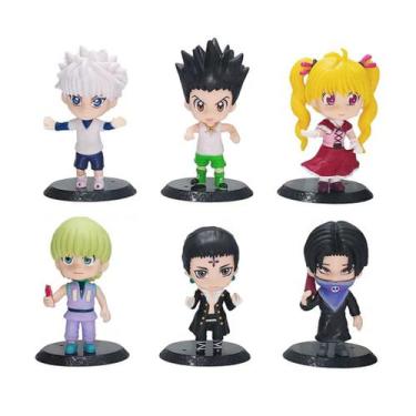 Imagem de Coleção de brinquedos de figuras Hunter Hunter Anime 6 peças de PVC de