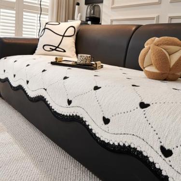 Imagem de HGTRH Capa de sofá em forma de L com espreguiçadeira, capas de sofá de 3 lugares em forma de L, laváveis e antiderrapantes P 110 x 110