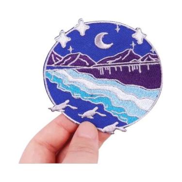 Imagem de Patch De Ferro Para Camping Ao Ar Livre, Adesivo De Bordado Para Roupa