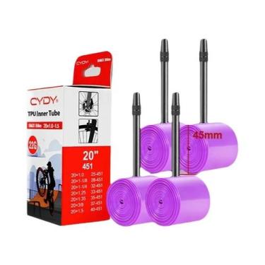Imagem de Câmara De Ar Interna De Bicicleta CYDY TPU 22g 20 Polegadas 1-1/8 1-1/
