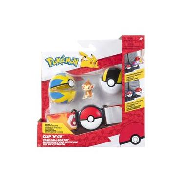 Imagem de Cinto Com Boneco Chimchar E 2 Pokébolas - Pokémon