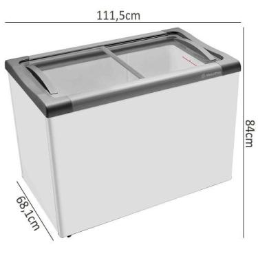 Imagem de Freezer Horizontal Metalfrio 292 Litros NF30S Supra Tampa de Vidro, Br