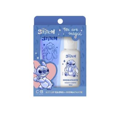 Imagem de Kit Stitch Lip Shine Bala de Abacaxi + Hidratante Corporal Disney com 