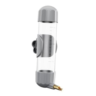 Imagem de Generic Bebedouro automático portátil para pássaros, ideal para gaiolas, para araras, calopsitas e pardais, Cinza