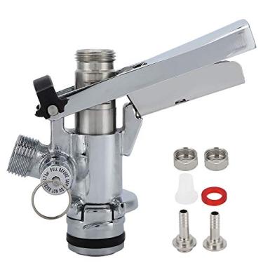 Imagem de Zerodis Acoplador para Barril de Cerveja, Torneira de Cerveja Em Forma de U, Dispensador de Aço Inoxidável, Vinho ou Bebidas, Dispensador de Torneira para Barris de Cola para Bares,