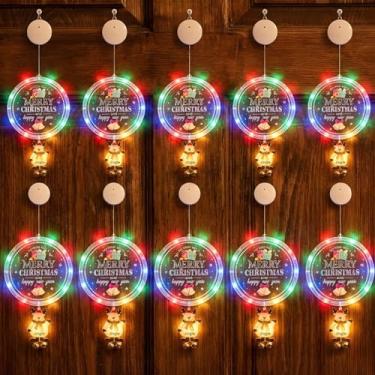 Imagem de Kit Luminária Natalina Musical Decorativa Iluminação com Pisca Pisca Decoração Temática de Natal (10)