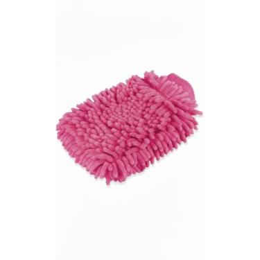 Imagem de Luva de Microfibra para Limpeza Automotiva e Doméstica, Material Premium com Elastano no Punho Ideal para Lavar Carros, Vidros e Superfícies sem Riscos (Pink)