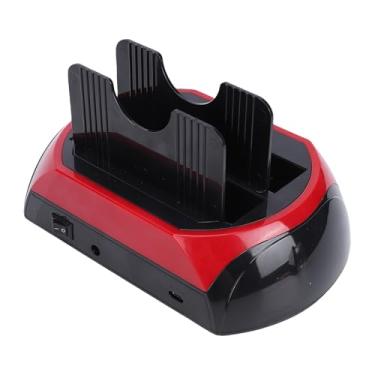 Imagem de Serounder Estação de Acoplamento de Disco Rígido, Estação de Acoplamento Rígido Externo Dual Bay USB 3.0 Com Backup de um Toque, Leitor de Disco Universal para Cartão de Memória SSD SATA HDD (Plugue