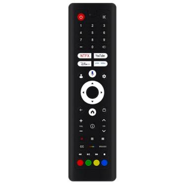 Imagem de Controle remoto de voz de substituição aplicável para SYLVOX Outdoor TV Deck Pro 2.0, Deck Pro QLED 2.0, Pool Pro 2.0, Pool Pro QLED 2.0 Smart Google TV