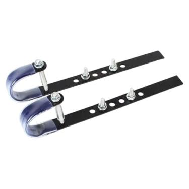 Imagem de Deevoka 2x Suporte para Bolsa de Bicicleta, Montagem No Guidão Dianteiro, Ganchos Removíveis para Cesta de Bicicleta