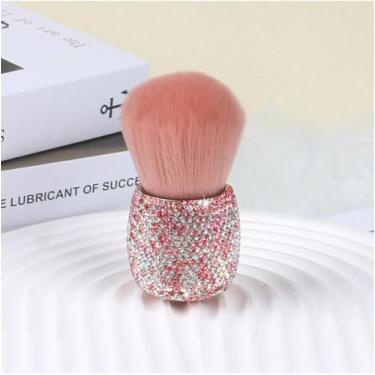 Imagem de Escova de limpeza de barbeiro prateada com cerdas macias, ferramenta de limpeza para cortador de cabelo, escova de barba com alça para higiene diária e uso em barbearia