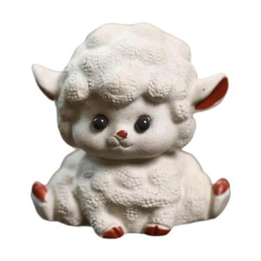 Imagem de MotiveTech Ovelha de Barro Decorativa para Sala de Chá, faça o Split