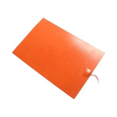 Imagem de Almofada De Aquecimento De Silicone Laranja 12V 220V Impermeável Flexí