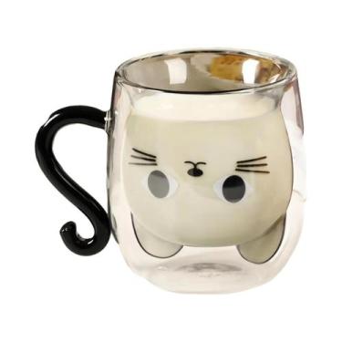 Imagem de Caneca De Café De Vidro Dupla Camada Isolada Com Alça Para Casais, Ute