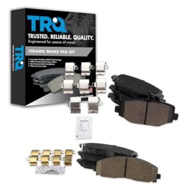 Imagem de TRQ Pastilhas de freio de cerâmica compatíveis com Town & Country Grand Caravan Journey Ram C/V Routan