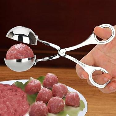 Imagem de Meatball Maker Clip Colher de Aço Inoxidável Molde de Almôndegas Peixe Frito Faça Você Mesmo Almôndegas Fazendo Cozinha Acessórios de Cozinha(S)