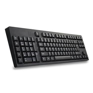 Imagem de Teclado Ergonomico para Mão Esquerda Tamanho Total Interface USB Dupla Design Melhora a Eficiência no Trabalho