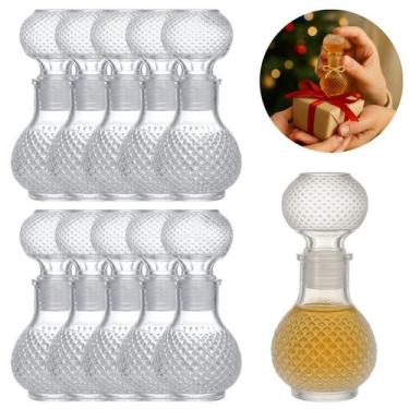 Imagem de 20 Garrafas de Vidro 50ml P/Artesanato Decoração Lembranças - Equipe Y