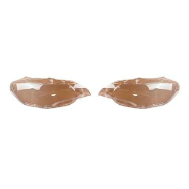 Imagem de Compatível com bmw x6 e71 2008 2009 2010 2011 2012 2013 2014 acessórios do carro farol capa sombra abajur lente escudo do farol(Low A Pair)