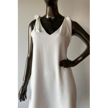 Imagem de Vestido Crepe Eva Lamour, P, Off white