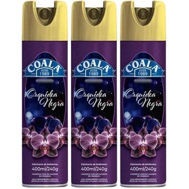Imagem de Kit com 3x Odorizantes de Ambiente Aerosol Coala 400ml cada– Fragrância Orquídea Negra