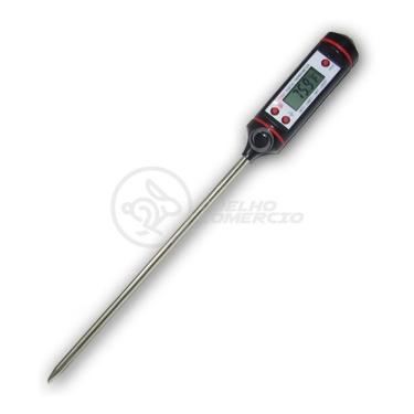 Imagem de Termômetro Culinário Cozinha Digital Mede -50ºc A +300ºc