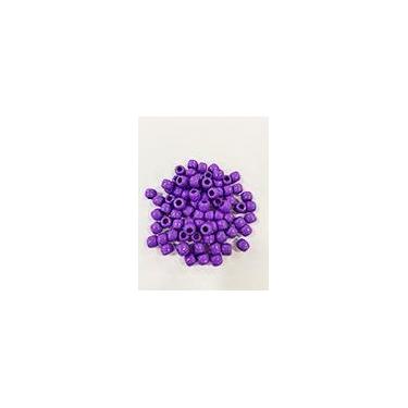 Imagem de Miçangas Tererê Roxo 10mm - 200 peças - 100g - La Mode Arte e Criação