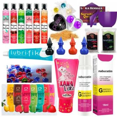 Imagem de Kit Revendedora Sex Shop Revenda Premium SexyShop Completo 45 Itens - 