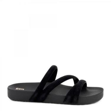 Imagem de Tamanco Papete Veludo Casual Zaxy Feminino-Feminino